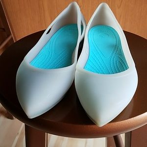 Crocs Pointed Waterproof Flats